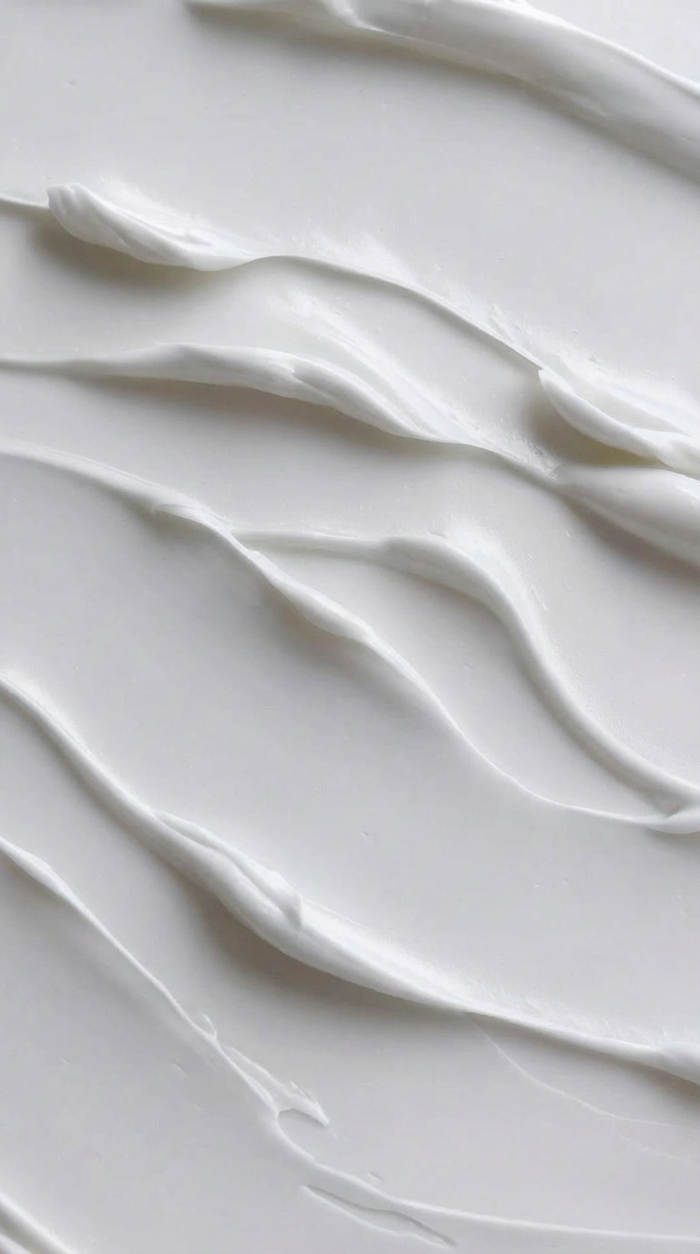 Close-up of nHA toothpaste texture