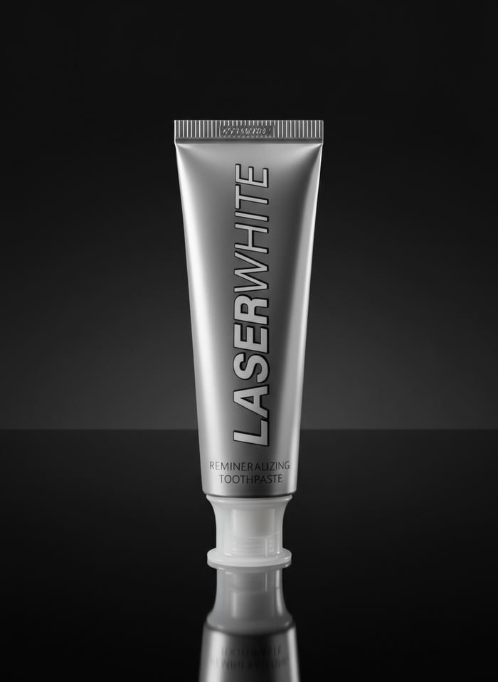 LaserWhite nHA toothpaste tube