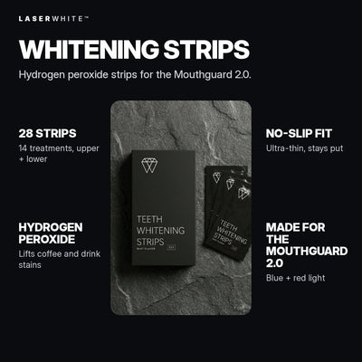 Whitening strips: 28 strips, 14 treatments