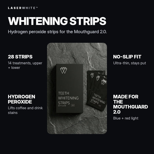 Whitening strips: 28 strips, 14 treatments